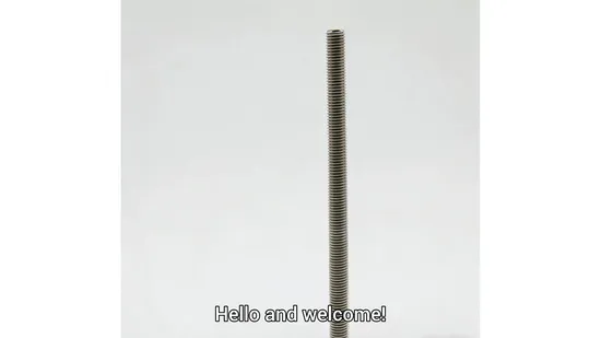 Stainless Steel Zinc Plated Threaded Rod Bar Stud DIN975 Fasteners Supplier