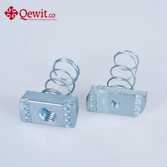 Zinc Plated M6 M8 M10 M12 Spring Channel Nut for Chemical Plant Framing